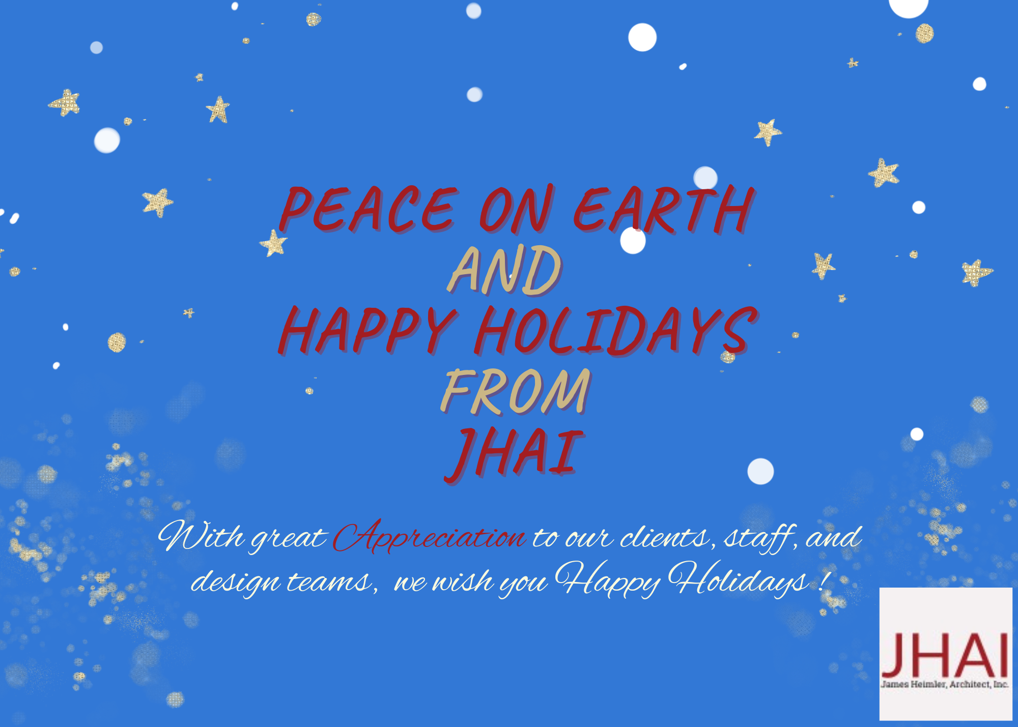 Happy Holidays from JHAI